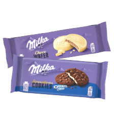 Milka choco wafer of sensations cookies